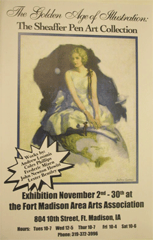 Sheaffer Art Exhibit Poster