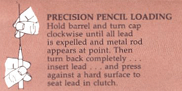 Pencil Refill Instructions